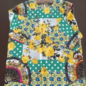 Dolce & Gabbana silk printed blouse